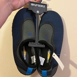 NWT. Rafters unisex kids size 12. Blue, gray, and black.